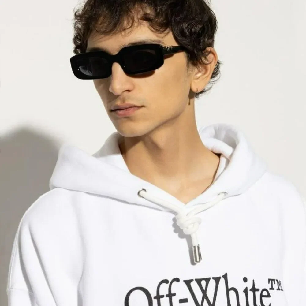 Off-White RENTON Women Sunglasses Havana Green Rectangle OERI13C RENTON 6055 - Picture 11 of 12